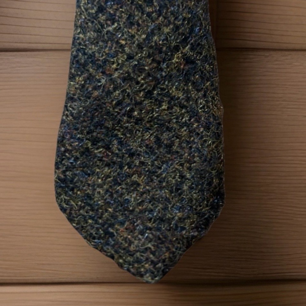 Brooks Brothers Black Fleece Thom Browne Wool Tweed Tie USA Made Designer